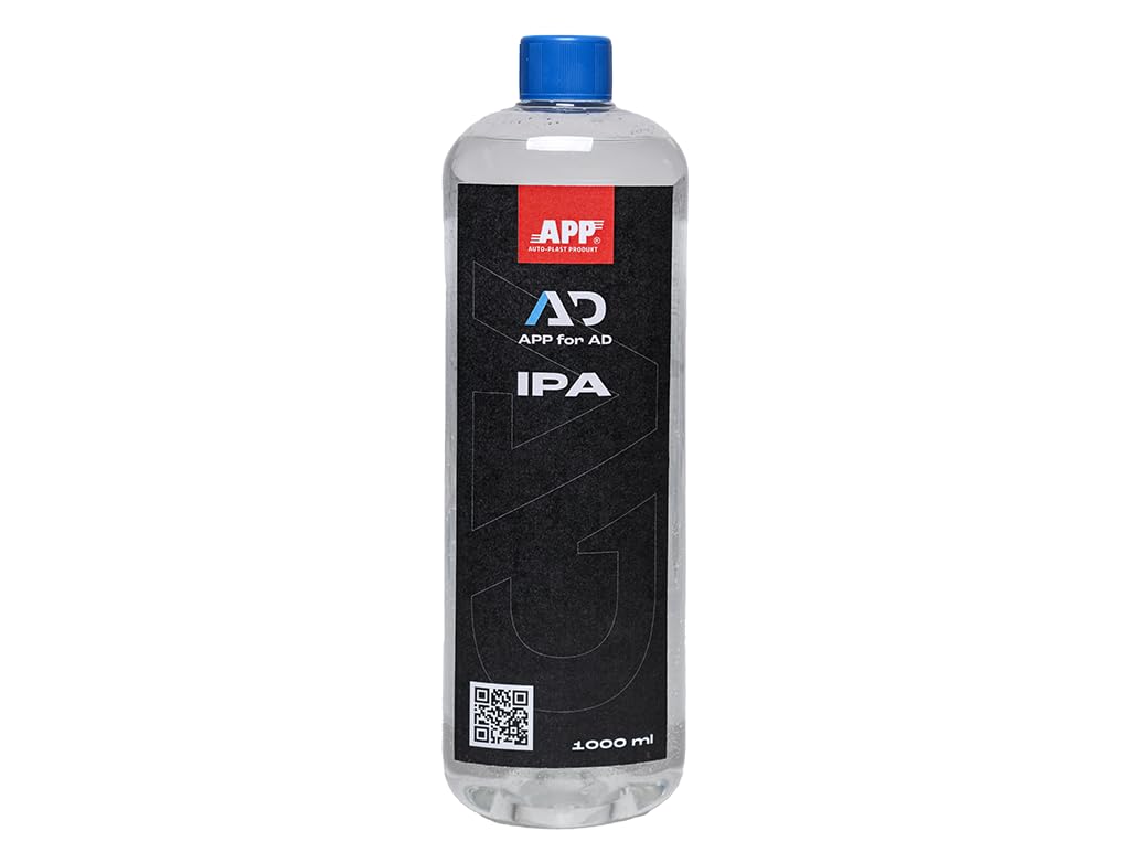 APP per AD IPA - Alcool isopropilico 99,9% - 1L | Isopropanolo 99,9 ideale come solvente, detergente, sgrassante, disinfettante | Versatile per casa, industria, elettronica e industria