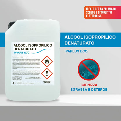 DETERGENTE ALCOOL ISOPROPILICO DENATURATO - 5 LITRI
