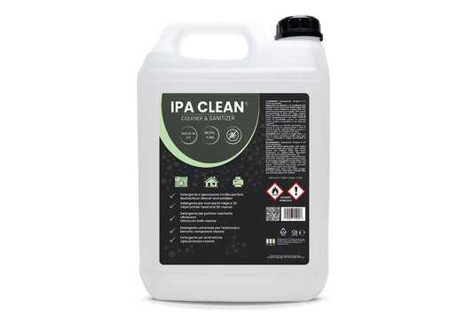 IPA Clean, Isopropanolo, Alcool Isopropilico, Alcool puro al 99,9%, Pulizia Stampanti 3D, Elettronica, Detergente per Vaschette ad Ultrasuoni, Multiuso - tanica da 5 litri