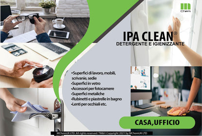 IPA Clean, Isopropanolo, Alcool Isopropilico, Alcool puro al 99,9%, Pulizia Stampanti 3D, Elettronica, Detergente per Vaschette ad Ultrasuoni, Multiuso - tanica da 5 litri